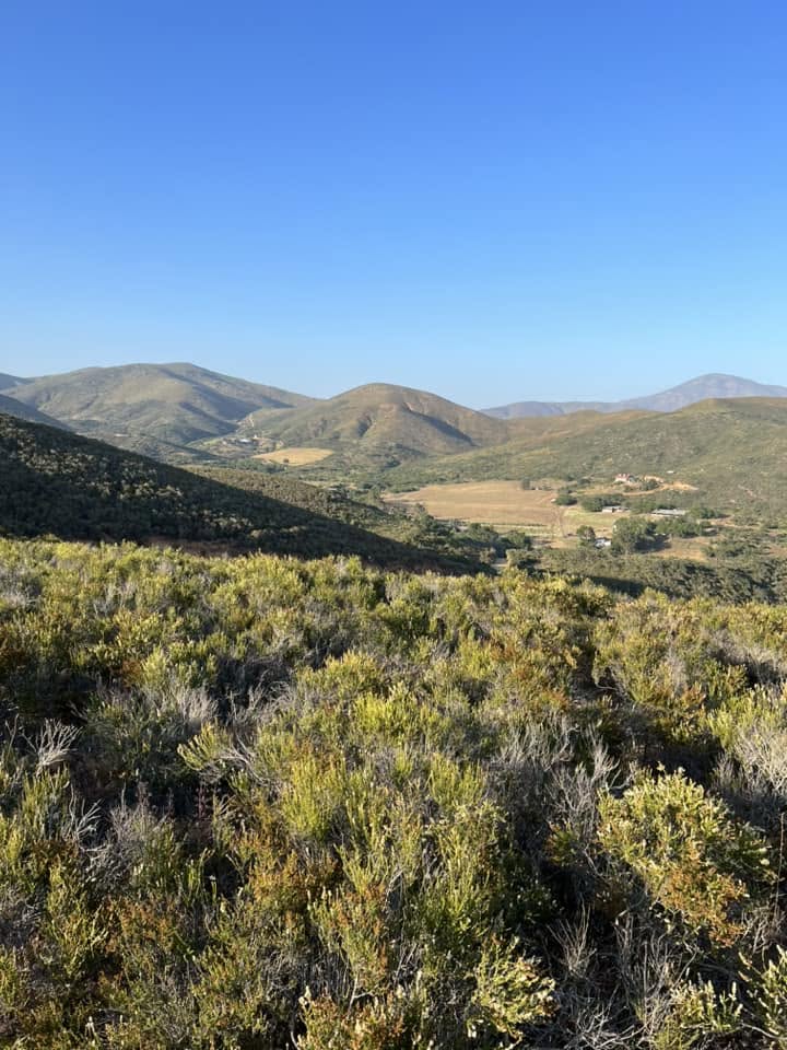 Vista panorámica de la sierra en la Ruta El Médano